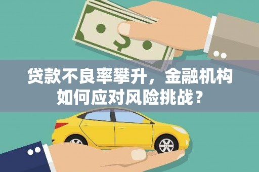 桥东贷款不良率攀升，金融机构如何应对风险挑战？