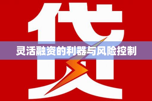 桥东灵活融资的利器与风险控制