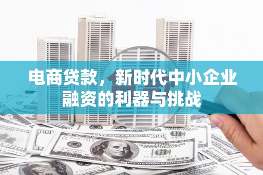 桥东电商贷款，新时代中小企业融资的利器与挑战