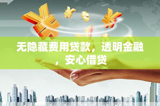 桥东无隐藏费用贷款，透明金融，安心借贷