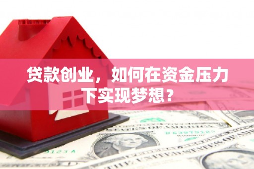 桥东贷款创业，如何在资金压力下实现梦想？