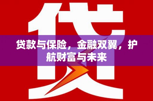 桥东贷款与保险，金融双翼，护航财富与未来