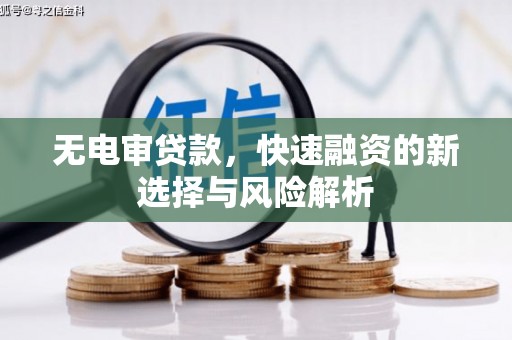 桥东无电审贷款，快速融资的新选择与风险解析