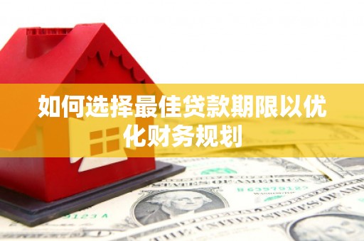 桥东如何选择最佳贷款期限以优化财务规划
