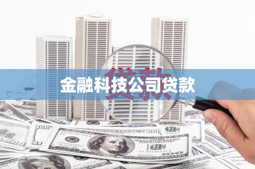 桥东金融科技公司贷款