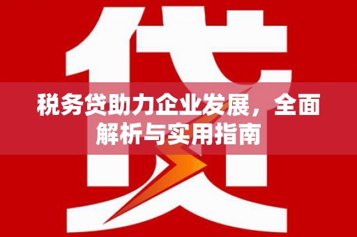 桥东税务贷助力企业发展，全面解析与实用指南