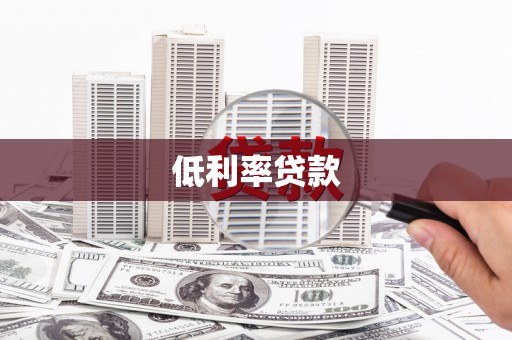桥东低利率贷款